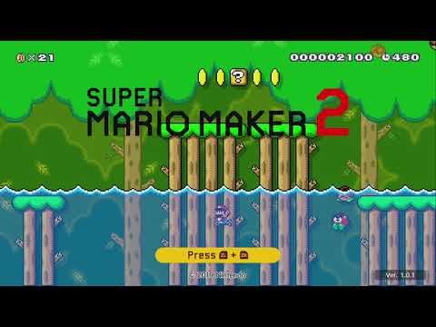 Title Screen Level ~ SMW Forest - Super Mario Maker 2 - No Commentary 1bu