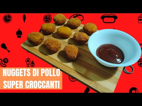 NUGGETS DI POLLO - Ricetta facile e veloce - Fatti in casa!!!!!!