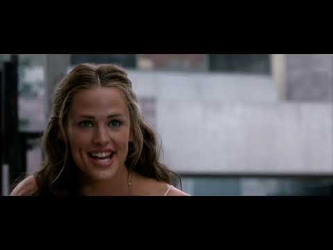 Daredevil (2003) theatrical trailer thumbnail with Ben Affleck in the red suit on a rooftop