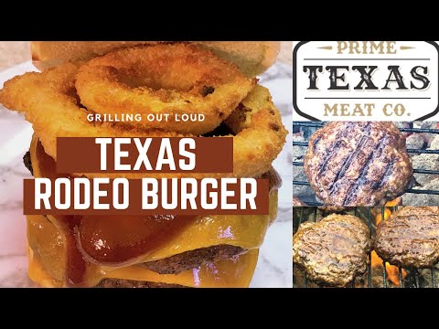 Texas Rodeo Burger Recipe with Prime Texas Meat Company and Cadency Seasoning
