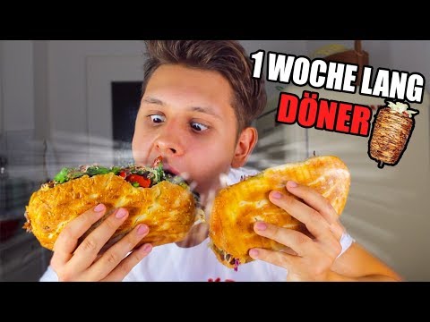 One week of only eating doner kebabs 2.0😵🥙 - self-experiment (200k special🎆)