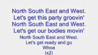 North South East and west lyrics.wmv