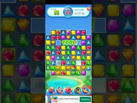 Jewel Crush 💎 - Jewels & Gems Match 3 Legend 2021 Level 570 ⭐⭐⭐ no Booster 👑 Android Gameplay ✅