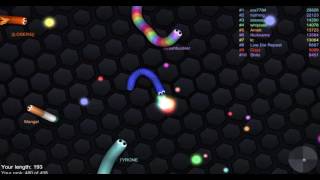 slither.io - 30k mass plus #1 on leaderboard
