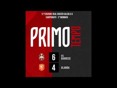 12°EDIZIONE REAL SOCCER C6,CAMPIONATO 3°GIORNATA, FC BARRESE - OLANDA  13-8