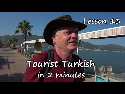 Learn Turkish in 4 minutes  Lesson 13