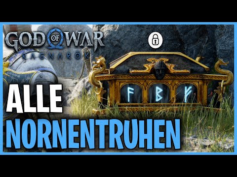 Alle Nornentruhen ☆ Alle Fundorte und Lösungen ☆ Voller Bauch Trophäe ☆  God of War Ragnarök Deutsch