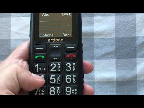 Senjorų telefonas Artfone C1+ (LT, LV, EE, RU) video