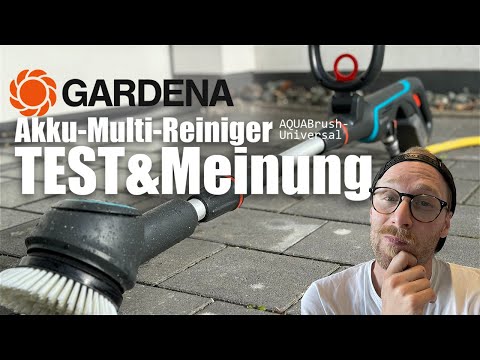 GARDENA | AquaBrush Universal 04/18V P4A Solo | Akku-Multi-Reiniger | Test