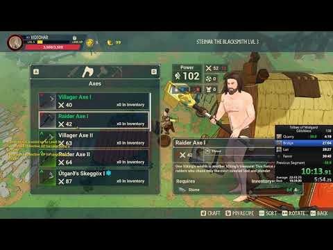 Tribes of Midgard speedrun 28:30 Glitchless [Former WR Season 1.0]