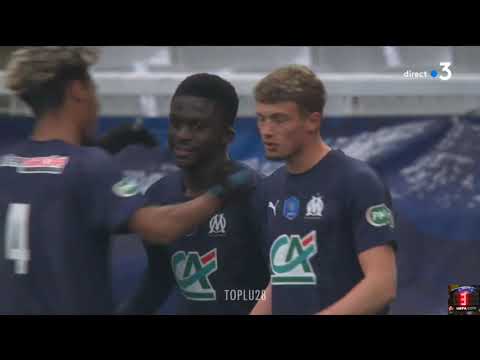 LATE GOAL of Cheikh Bamba Dieng (OM) v AJ Auxerre at 90+1 ／ Coupe de France 2020-21 R32