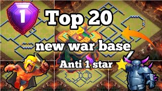 th14 war base 2023 with link anti 1 star/anti 2 star | th14 war base leyout with link | th14 bases