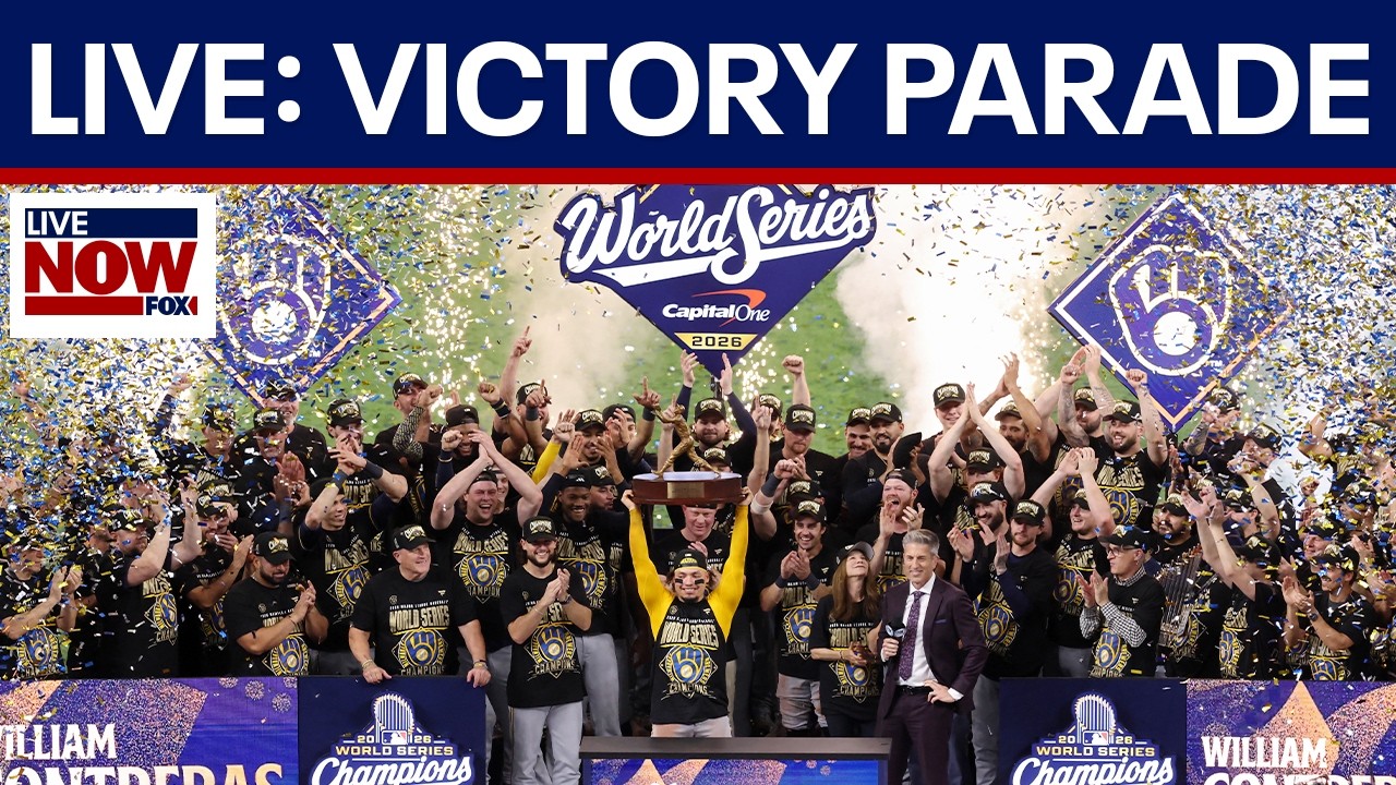 LIVE SOON: Milwaukee Brewers World Series victory parade 11AM ET