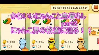 ほしの島のにゃんこ のんびり島暮らし実況 part2 「にゃんこ界の格差に迫る！！」