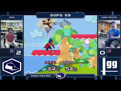 S@PS 59 Melee Singles - Hesh (Falco) vs MurkyWaters (Fox/Red Falco) - Winners Finals