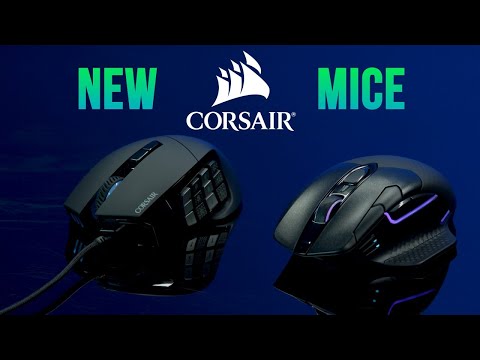 New Corsair gaming mice: Scimitar RGB Elite and Dark Core RGB Pro