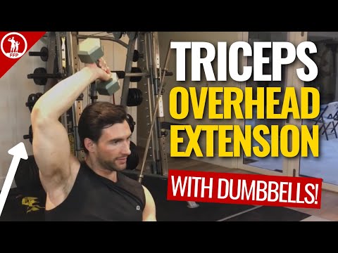 Single Arm Dumbbell Extension — (ONE ARM TRICEPS EXERCISE)