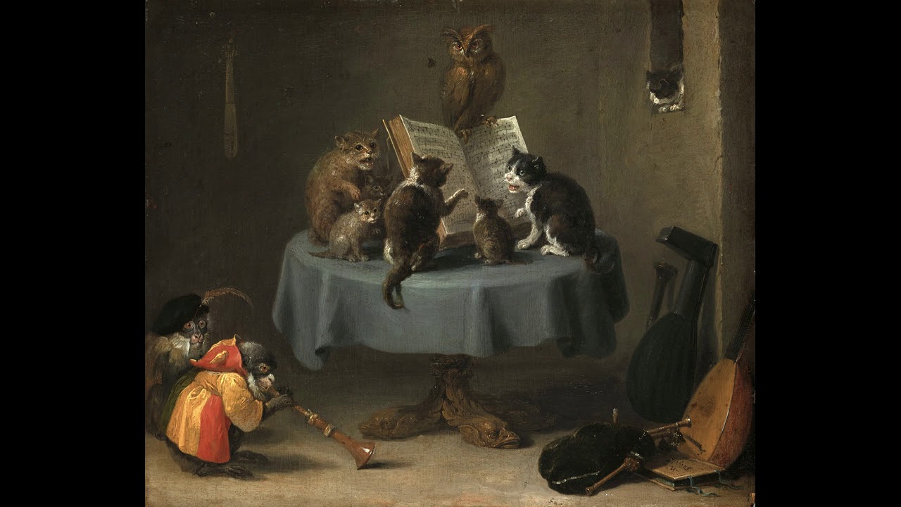 Г. фон Бибер. Соната для скрипки "Representiva" ля мажор (1669), 7 ч. "Кошка". #StayHome #WithMe