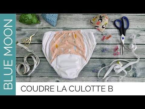 La culotte pour les règles B | Blue Moon | TUTO COUTURE