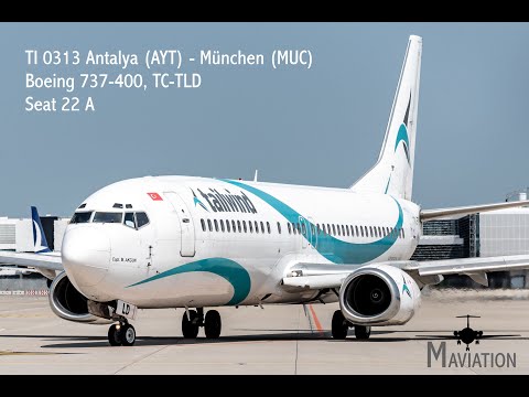 Tailwind Airlines, Boeing 737-400, Antalya (AYT) - München (MUC)