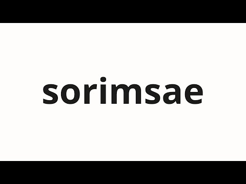 How to pronounce sorimsae | 소림사에 (To Shaolin Temple in Korean)