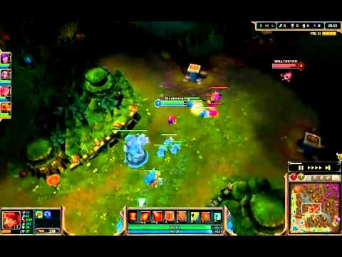 LoL Annie vs Ziggs - 3lvl FIRST BLOOD 2013