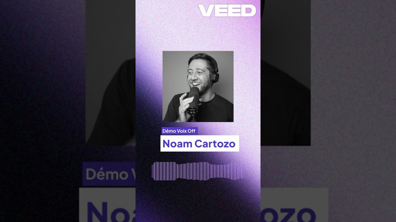 Noam Cartozo — bande démo voix off française narration doublage spot publicitaire