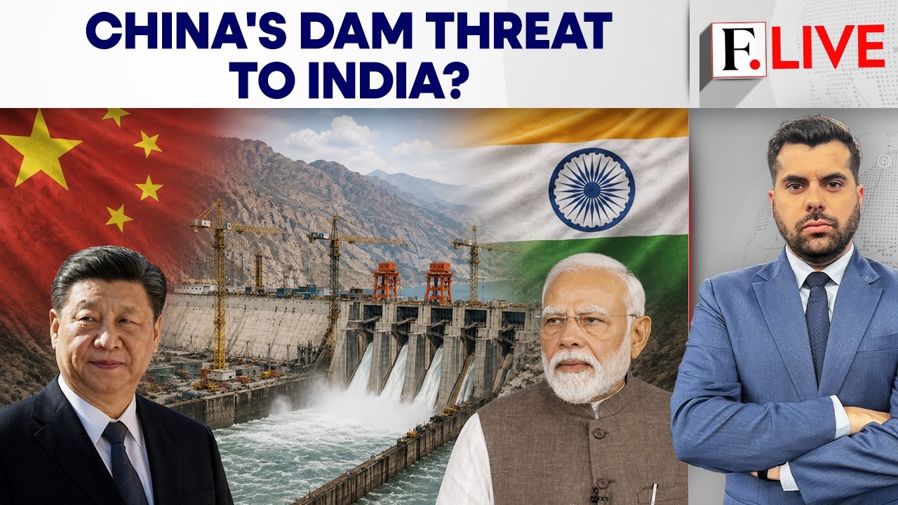 China Constructing World's Largest Dam Near Arunachal Border; Why India Is Worried | Firstpost Live