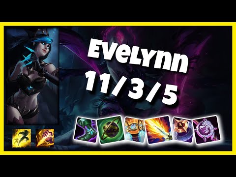 Evelynn s11 Jungle Challenger Replay (11/3/5) - EU