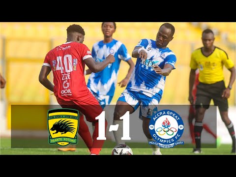 Asante Kotoko 1-1 Great Olympics | Extended Goal Highlights | GPL Wk. 11