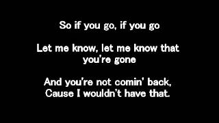 Never Shout Never - If you go leave your key in the mailbox Lyrics.