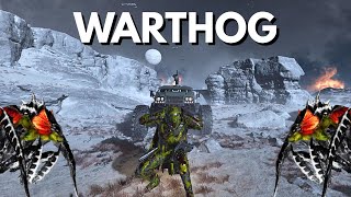 Warthog And M90A Shotgun vs Predator Strain - Helldivers 2 (Solo, Super Helldive, No Deaths)