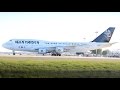 IRON MAIDEN S ED FORCE ONE LANDS AT SYDNEY AIRPORT