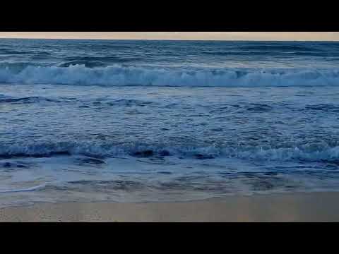 أحلى منظر / صوت أمواج البحر مع غروب الشمس  /روعة