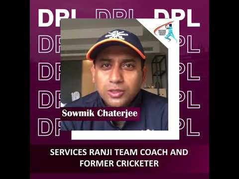 Sowmik Chaterjee - Services Ranji team coach gives best wishes to Divyang Premier League 2021