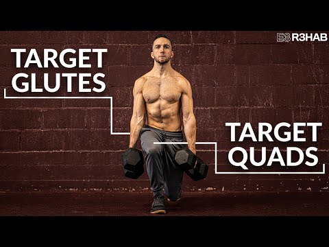barbell side split squat