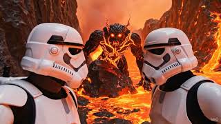 Stormtroopers Survive Mustafar  Lava, Monsters & Epic Ridge Adventure   Full Vlog