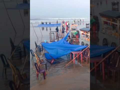 Digha Mohana :-🏖️😭 আজকে নিম্ন চাপের দোকানপাটের অবস্থা #viral #beach #dighamohona #dighavlogs
