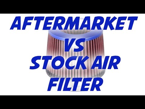 Aftermarket air filter vs stock air filter | K&N rr-3002 | comparison