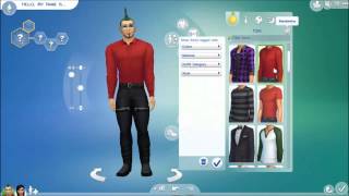 preview picture of video 'The Sims 4 Create A Sim Demo Part 3 Wardrobe & Style'