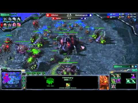 Stephano (Z) vs Satiini (T) - M vs AL - SC2SL - Game 2 - Best of 7 All-Kill format - Casted by Axel