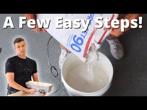 How to mix Quick-set (large batches)