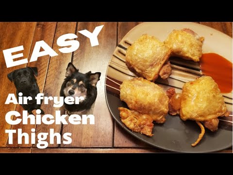 Air Fryer Chicken Thighs - No Breading - CARNIVORE DIET - Crispy, Juicy, EASY