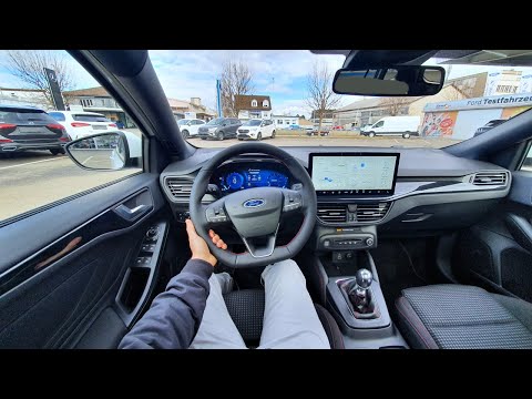 New Ford Focus SW Estate ST Line 2022 Test Drive POV