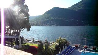 preview picture of video 'Lake Como Italy (Moltrasio) morning church bells'