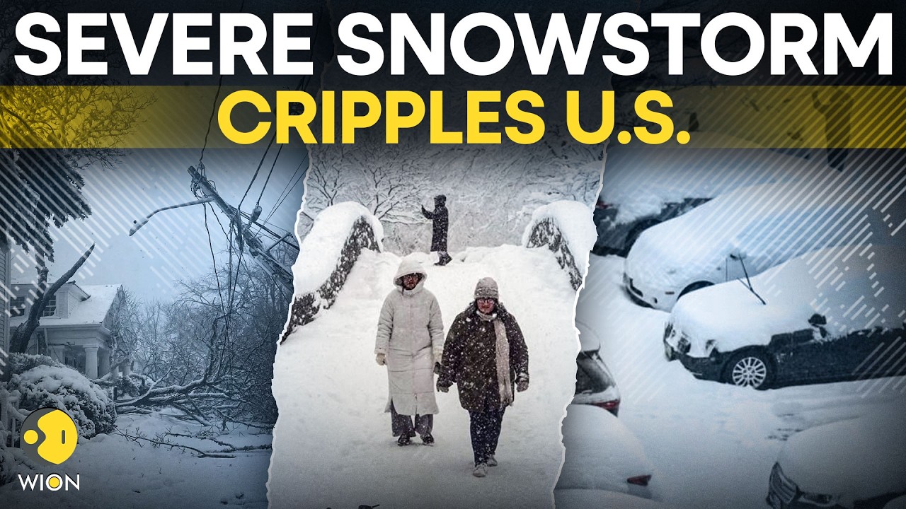 US Snowstorm LIVE: 40 Million Under Snow Alerts As Massive US Storm Paralyses Travel | WION
