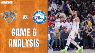 Knicks In Six! New York Defeats Sixers In Philly To Advance To Second Round | New York Knicks
