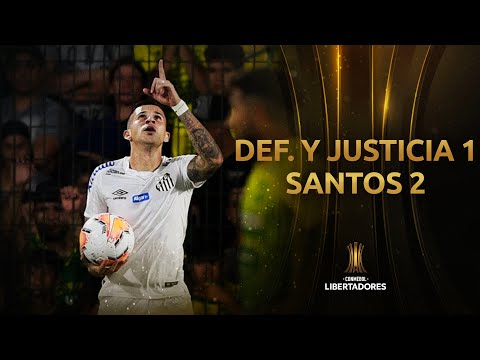 Defensa y Justicia 1 x 2 Santos | Melhores Momentos | Fase de Grupos | Libertadores 2020