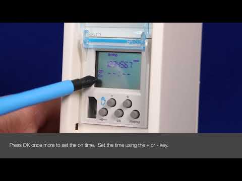 Hager EG103 Time Switch Programming Walkthrough