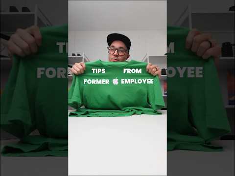 No Apple Employee needed 🙅‍♂️😉